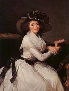 eisabeth Vige-Lebrun Portrait of Marie Charlotte Bontemps oil
